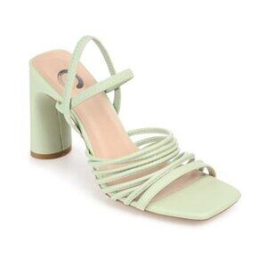 Journee Collection Womens Hera Strappy Block Heel Dress Sandals Size 8.5M NIB